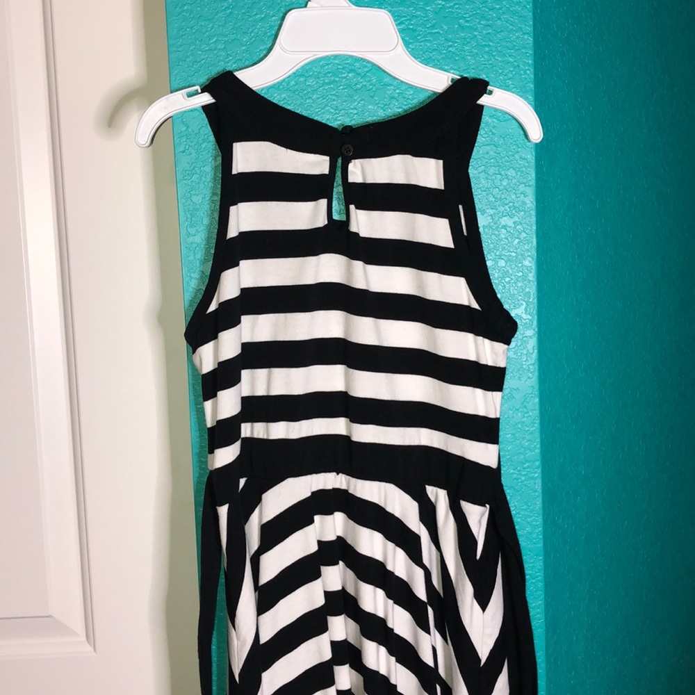 Black and White Striped Justice Dress - Picture 3 of 4